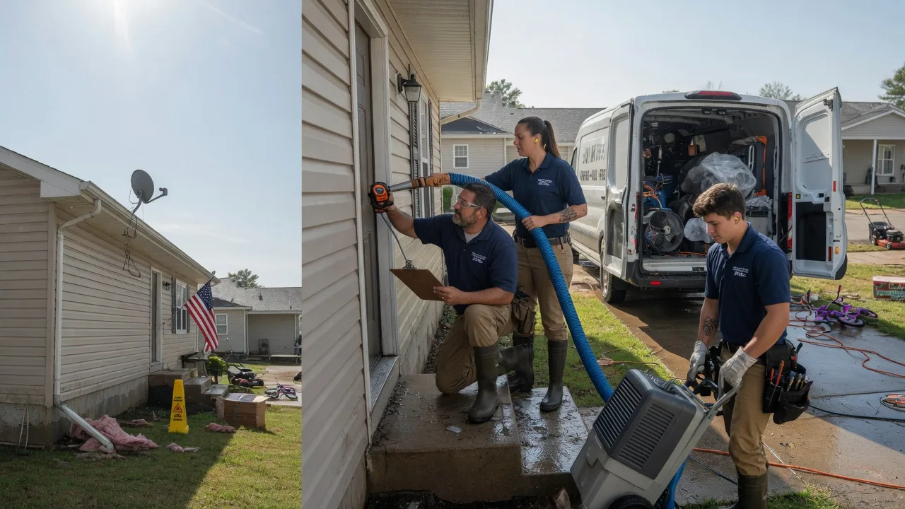 Ceiling Water Damage Restoration in Tyrone, OK near me